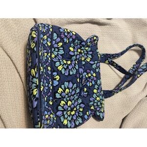 Vera Bradley Purple and Blue Floral Satchel